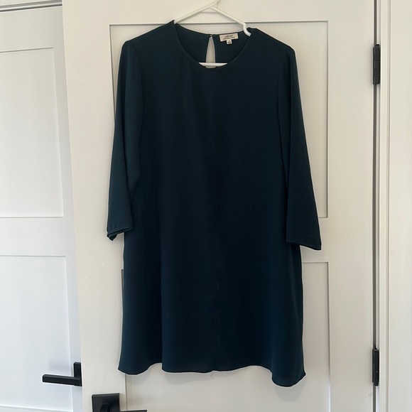 Wilfred Mytosis Dress- DARK TEAL BLUE - Picture 2 of 7